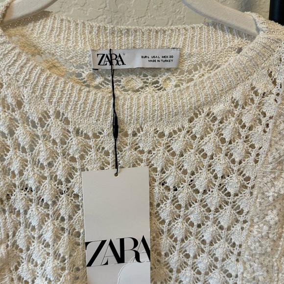 Ivory crochet top zara - Picture 3 of 6